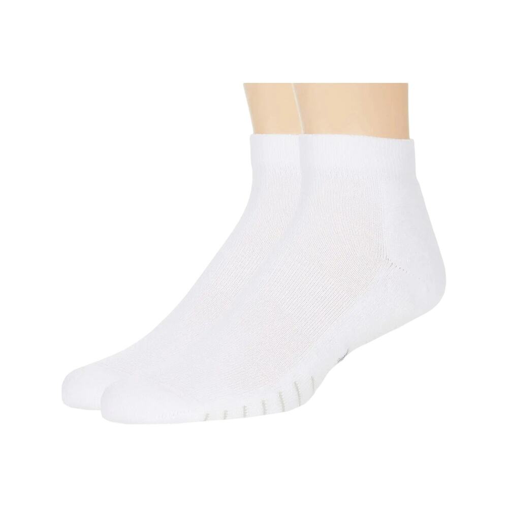 Eurosock Unisex White 2 Pair Court Cool Low Ankle Socks Athleisure B1-1